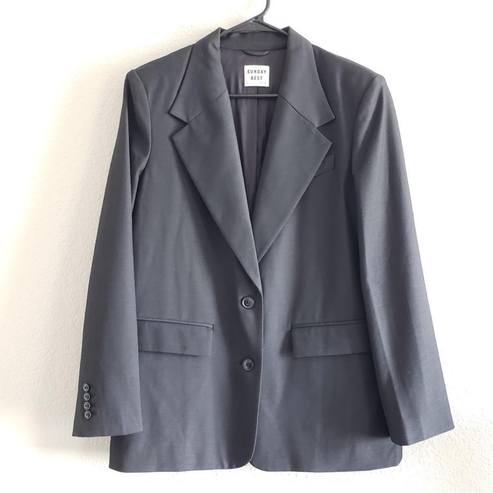 Aritzia Sunday Best Black Blazer Oversized